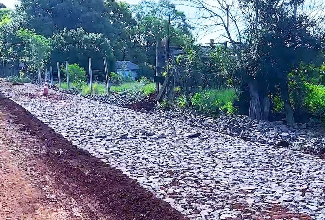 Capa Pavimentação de via inicia em Alto Alegre, interior de Tenente Portela