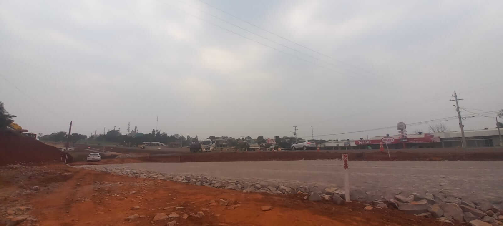 Capa DNIT prossegue com as obras do trevo de acesso ao Bairro Beira Campo em Sarandi