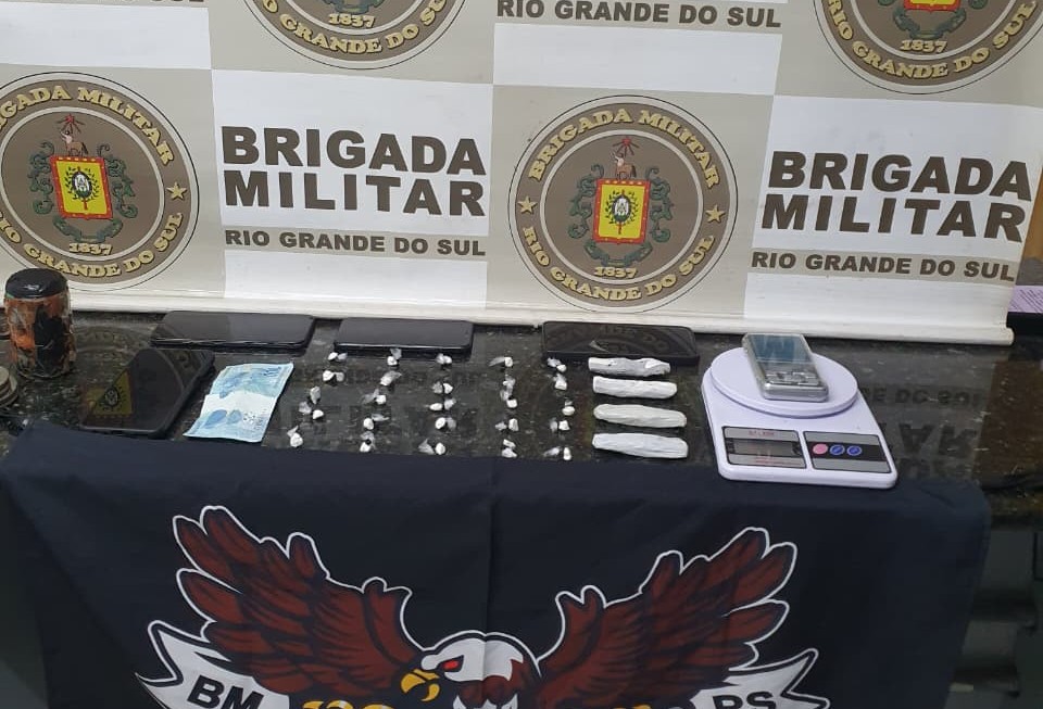 Capa Brigada Militar apreende drogas e prende suspeito durante operação em Sarandi e Ronda Alta