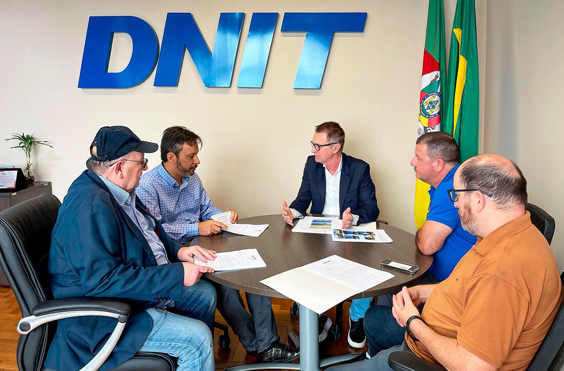 Capa Gestão municipal de Iraí obtém avanços junto ao DNIT para infraestrutura da ponte sobre o Rio Uruguai