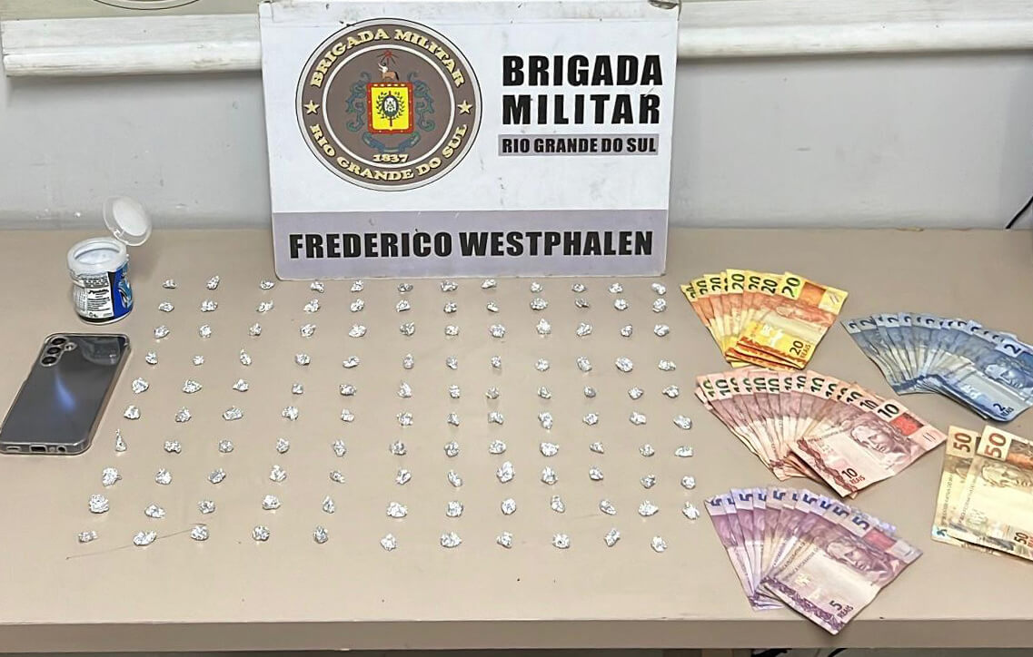 Capa Brigada Militar prende dois por tráfico de drogas em Seberi e Frederico Westphalen