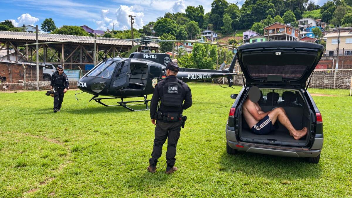 Capa Homem é preso em flagrante por pesca ilegal no Rio Uruguai em Mondaí