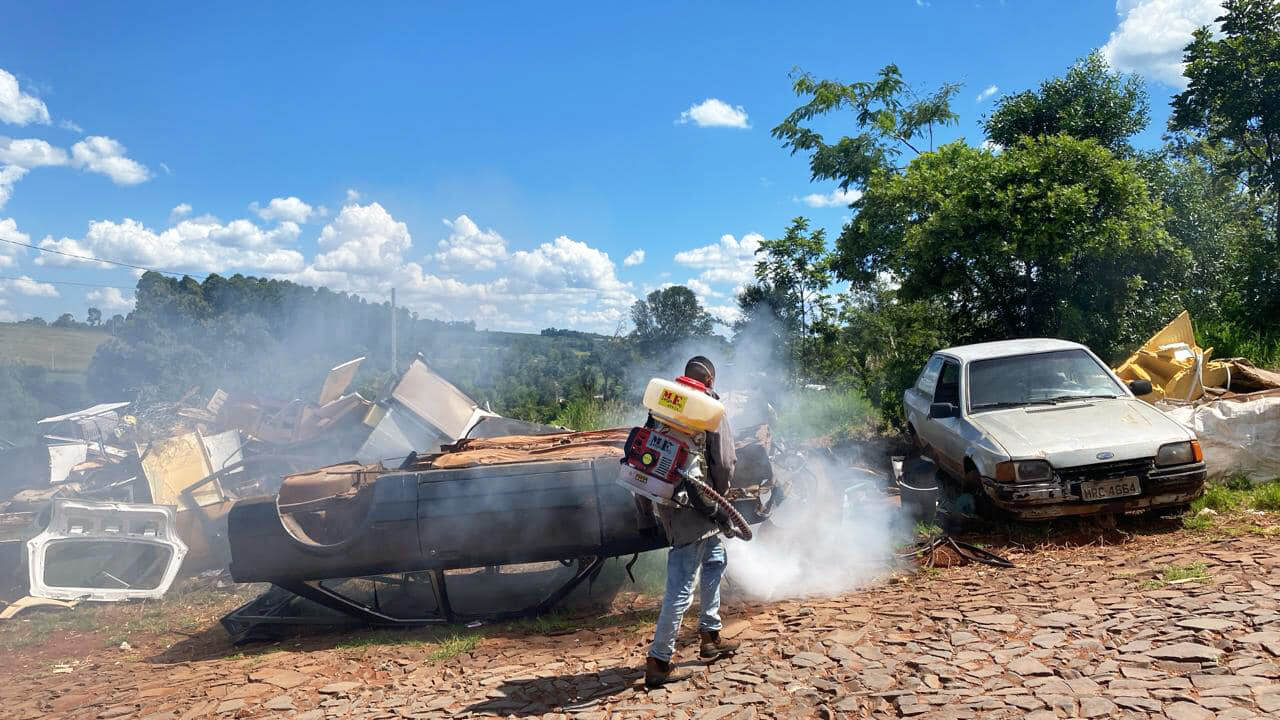 Capa Erval Seco: Termonebulização é utilizada para controle de pragas