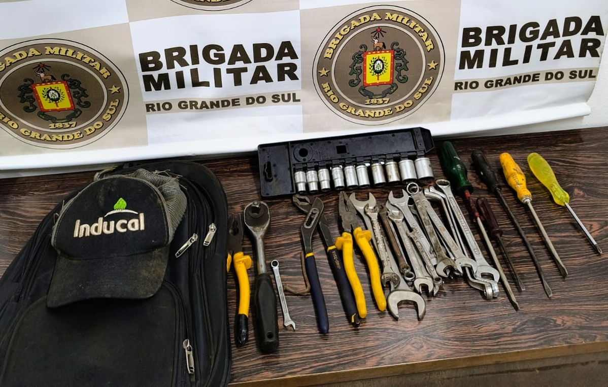 Capa Brigada Militar realiza prisão em flagrante por tentativa de furto em Três Passos