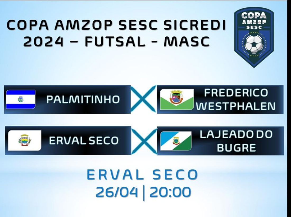 Capa Equipes de Frederico Westphalen buscam manter invencibilidade na Copa Amzop de Futsal