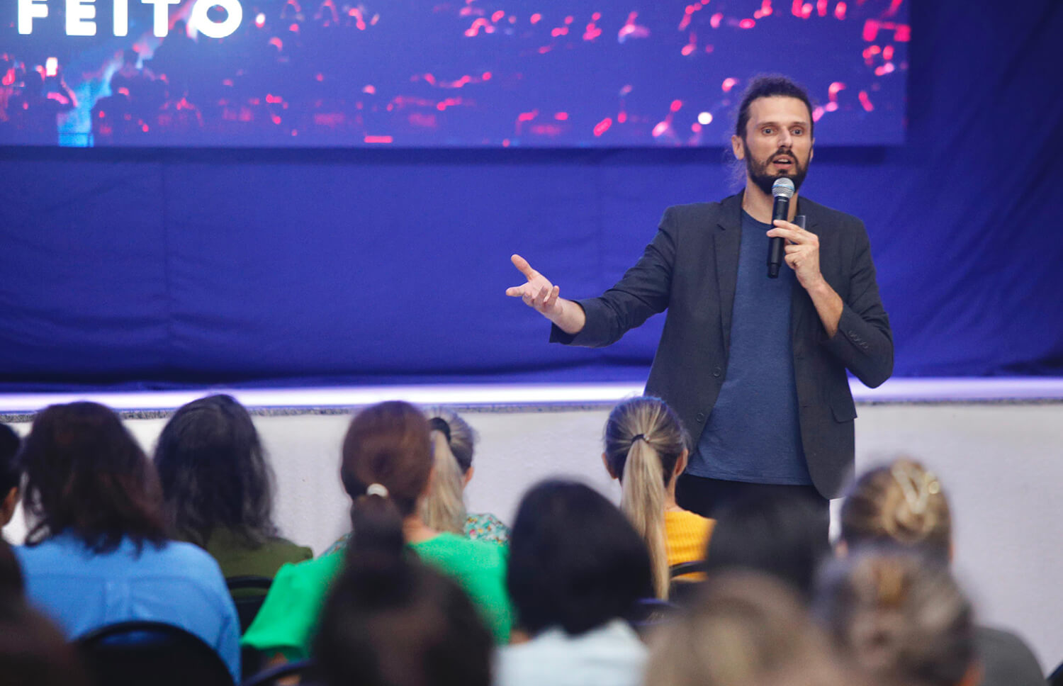 Capa Palestra marca preparação para o início do ano letivo em Rodeio Bonito