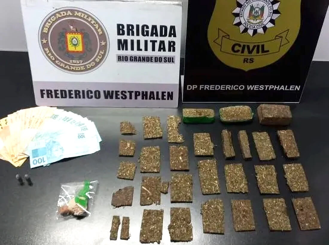 Capa Brigada Militar e Polícia Civil cumpriram mandados de busca e apreensão em Frederico Westphalen