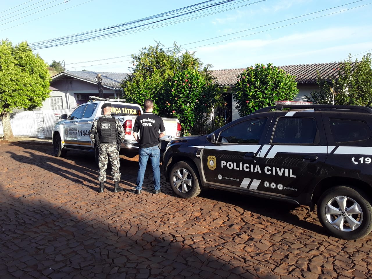 Capa PC de Frederico Westphalen prende foragido do Sistema Prisional Gaúcho