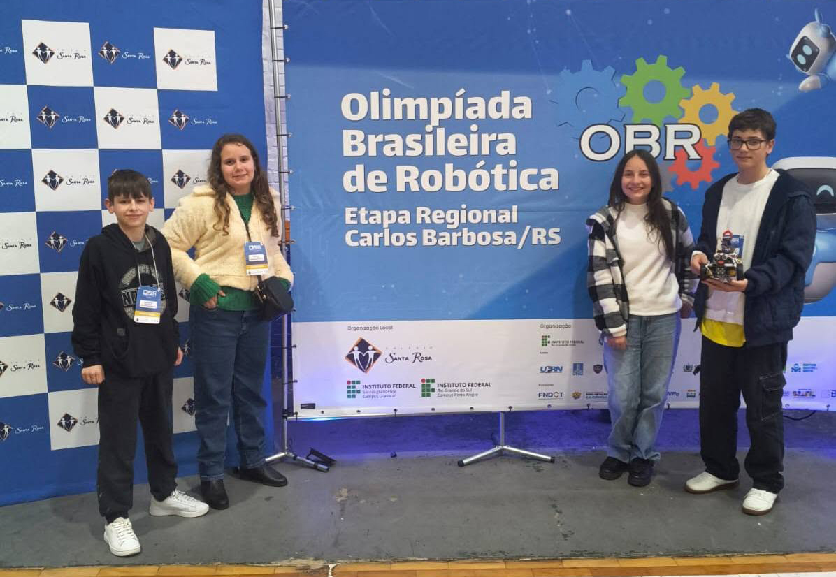 Capa Escola de Vista Alegre estreia com destaque na Olimpíada Brasileira de Robótica em Carlos Barbosa