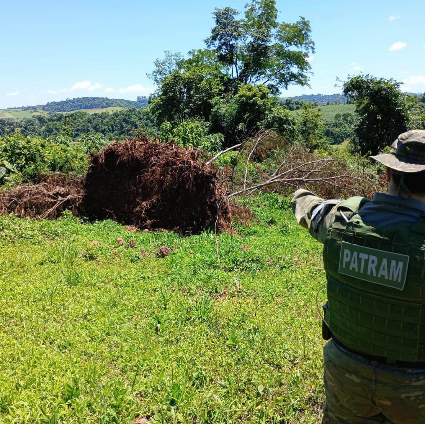Capa Brigada Militar realiza ação da operação Força Verde em Iraí