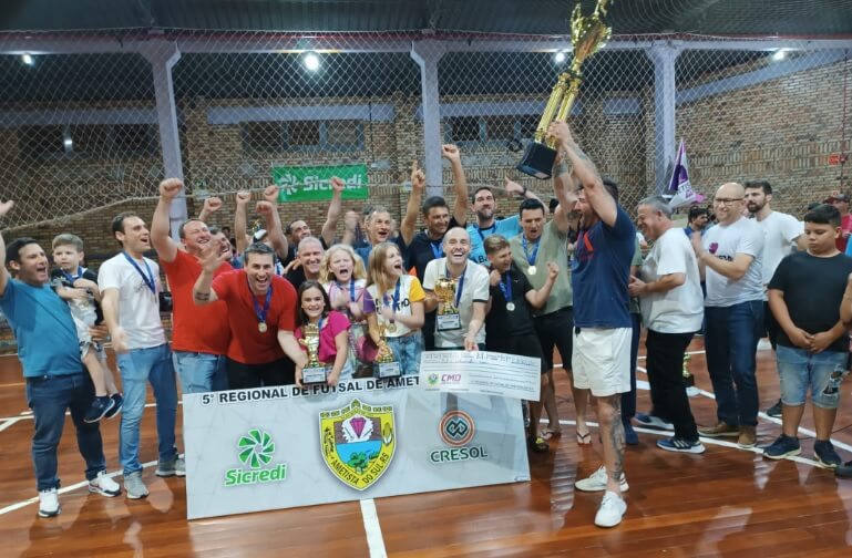 Capa 5° Regional de Futsal de Ametista do Sul apresenta campeões