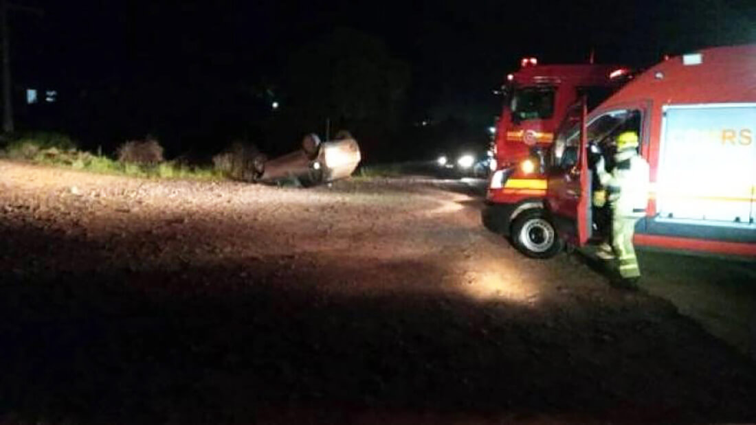 Capa Motorista morre após capotamento na RS-344, em Giruá