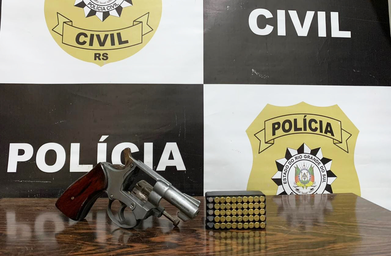 Capa Polícia apreende arma de fogo durante operação em Tenente Portela