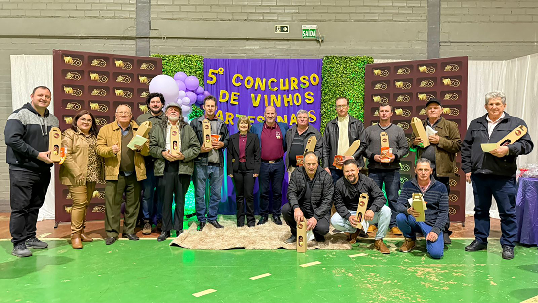 Capa Concurso de Vinhos Artesanais marcou as celebrações dos 70 anos de Tenente Portela