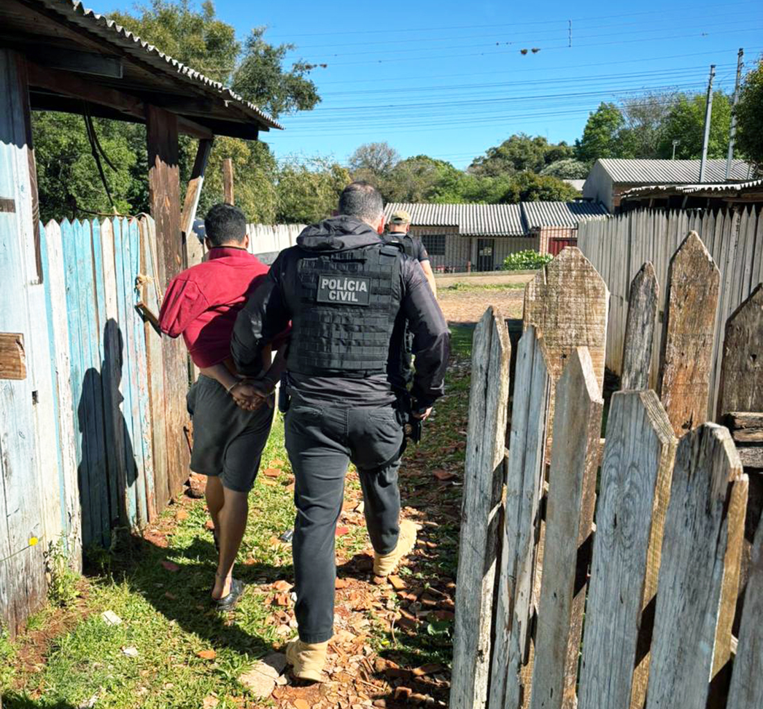 Capa Casal e adolescente são presos em Palmeira das Missões por roubos e tentativa de homicídio