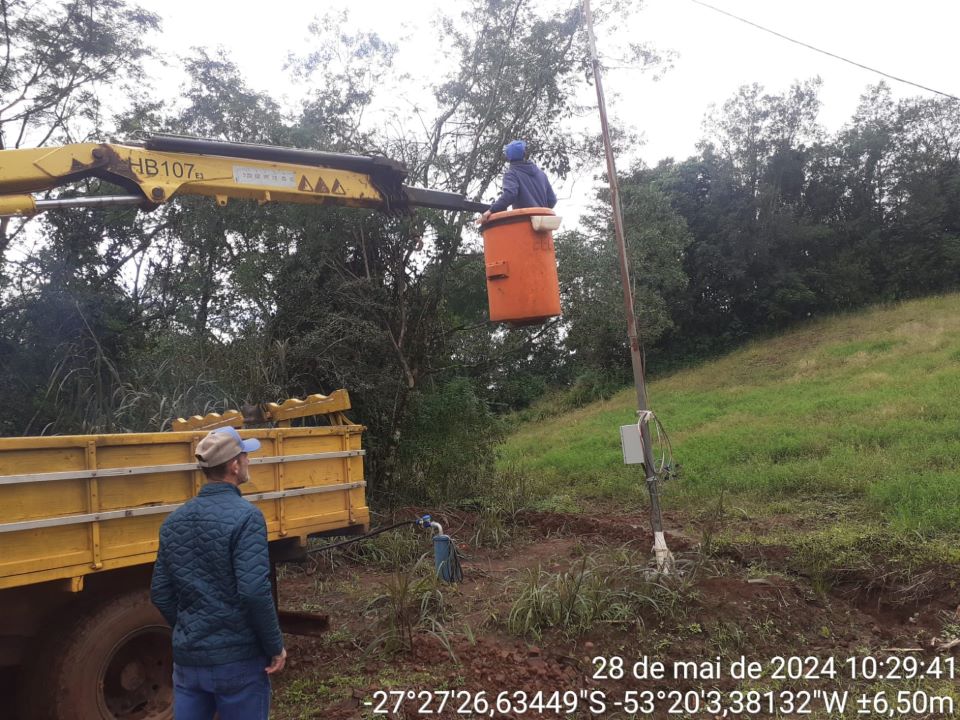 Capa Seberi: Novo poço d'água em Linha Nova já está em operação