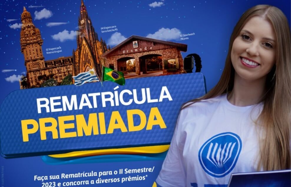 Capa Rematrícula premiada na URI/FW: alunos concorrem a viagens e smartwatches