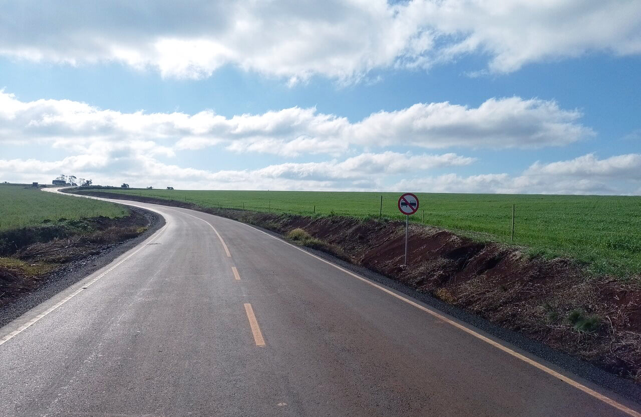 Capa BRDE libera R$ 3,5 milhões para asfalto da estrada de Campo Santo, em Coronel Bicaco
