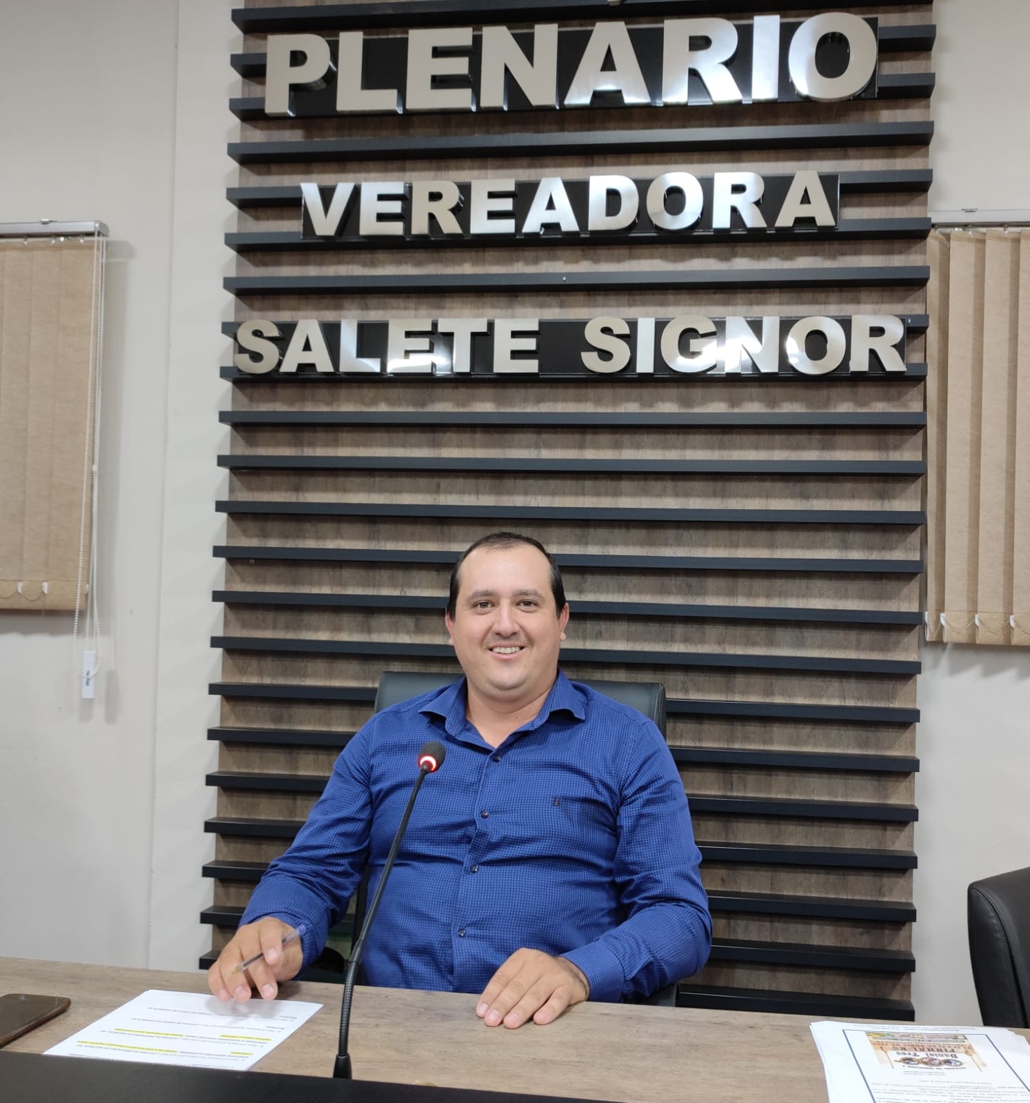 Capa Pinhal: vice-presidente assume a condução do Legislativo