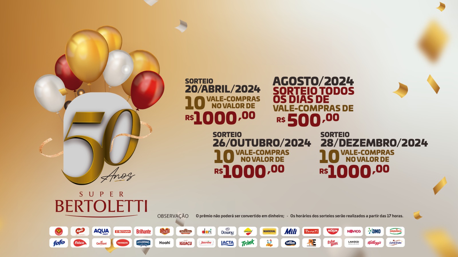 Capa Super Bertoletti celebra seus 50 anos com campanha especial