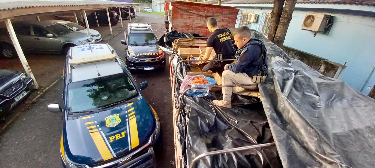 Capa Policiais apreendem carga de camarão contrabandeado na BR-285 em Passo Fundo