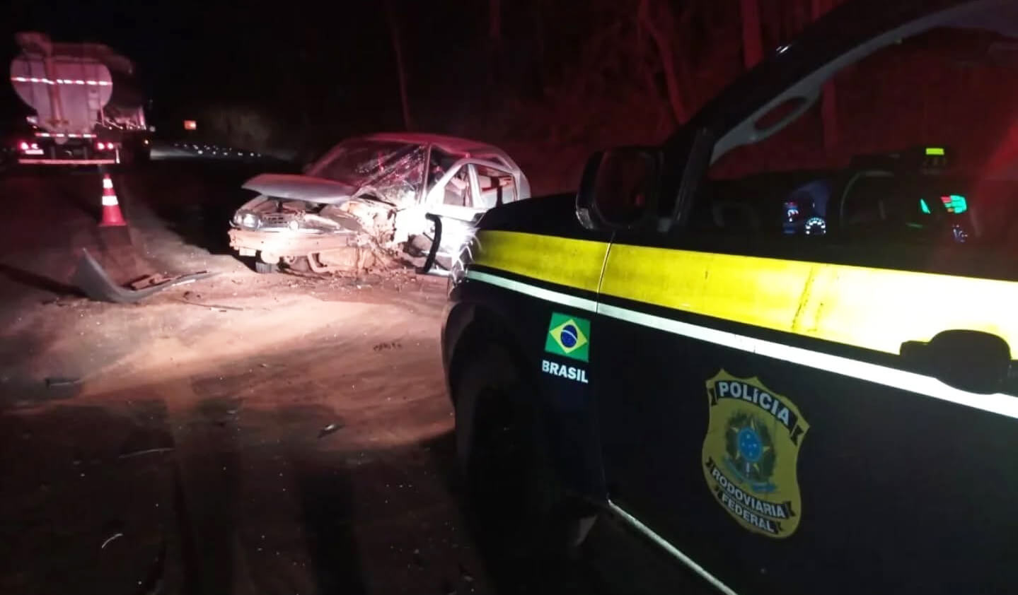 Capa Veículo de Coronel Bicaco se envolve em acidente com morte na BR-285