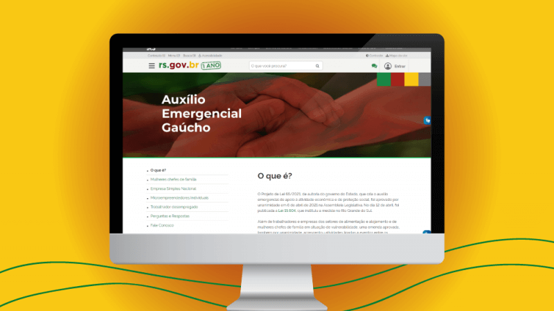 Capa Governo estadual inicia cadastramento dos dois últimos grupos do Auxílio Emergencial Gaúcho