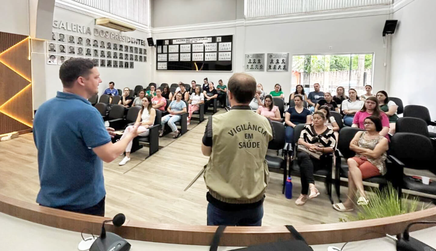 Capa Dengue: equipe da Saúde de Seberi participa de oficina de preparação junto a Coordenadoria Regional