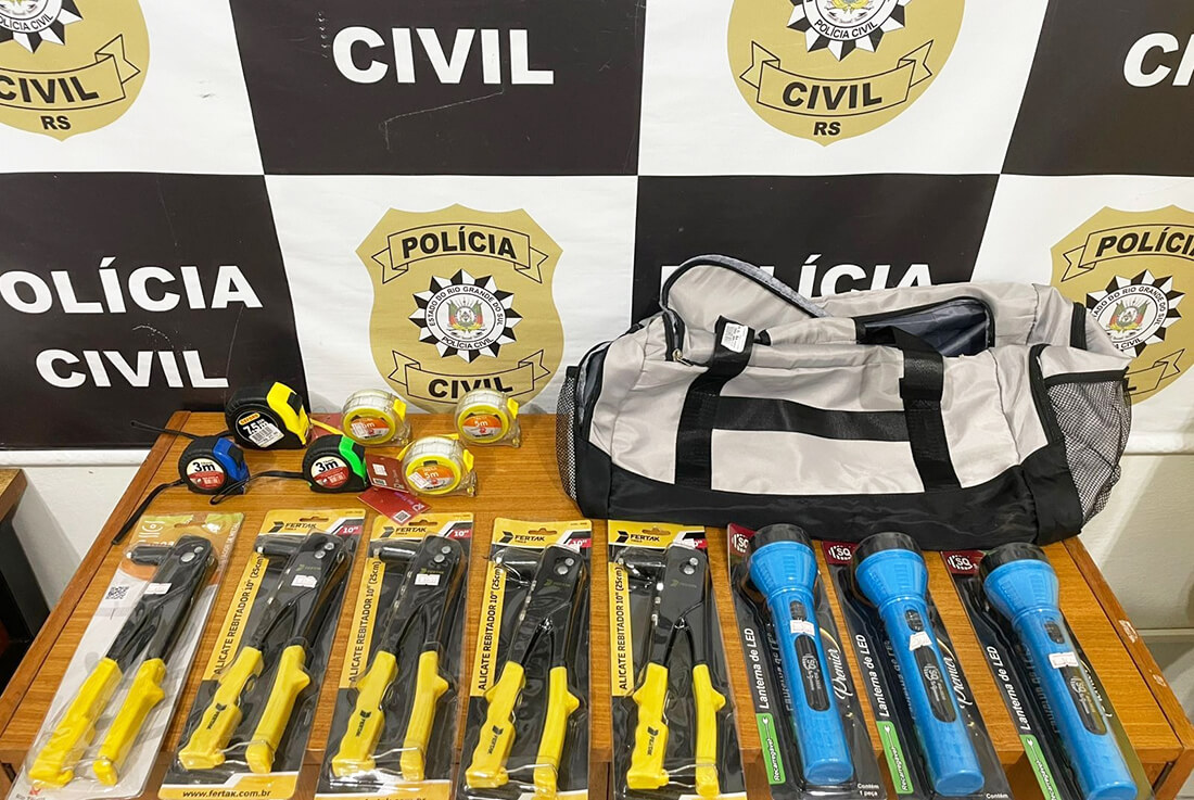 Capa Polícia Civil prende suspeito de furto e roubo em Três Passos