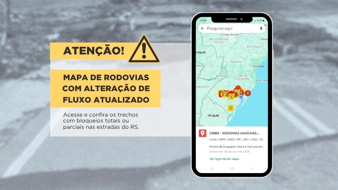 Capa Autoridades alertam para riscos em rodovias do RS e recomendam evitar viagens