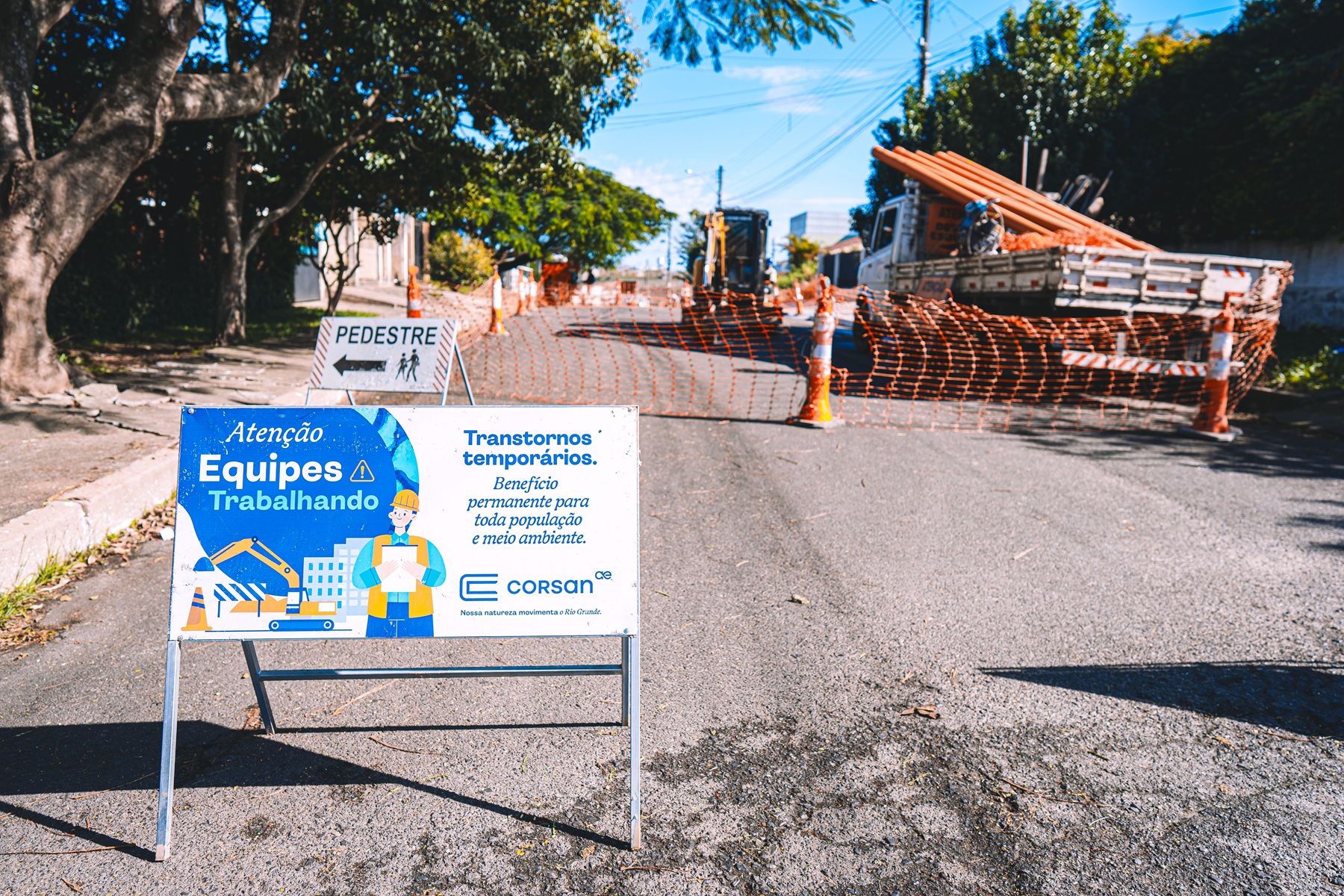 Capa Confira os locais que recebem obras da Corsan nesta semana na região