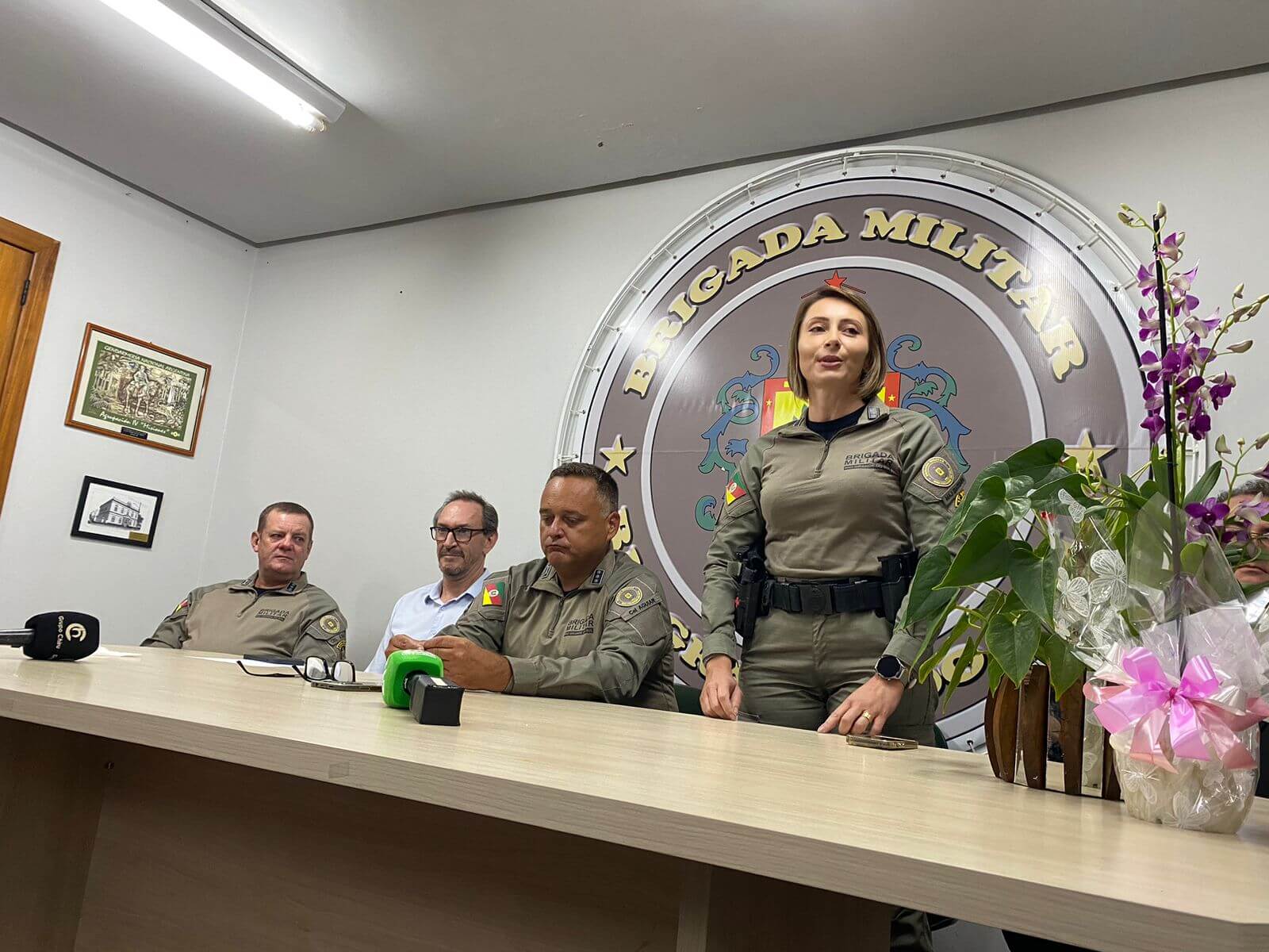 Capa Major Nedia Giacomini assume de forma provisória o 37º BPM