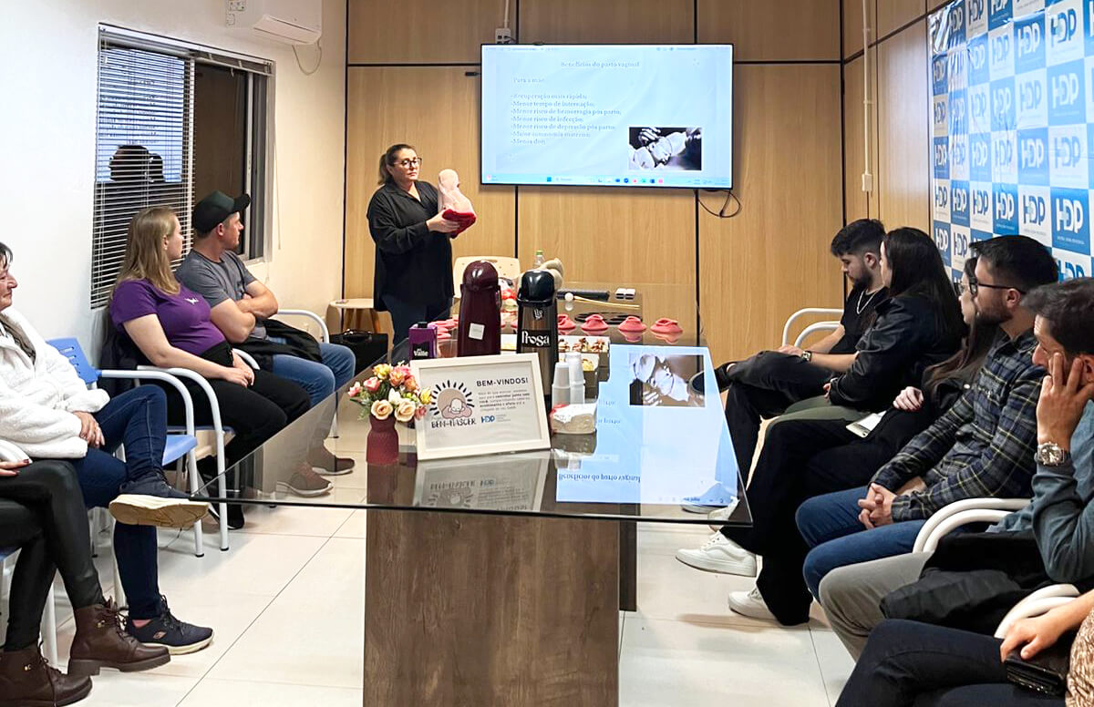 Capa HDP realiza curso "Bem-nascer" para gestantes e acompanhantes