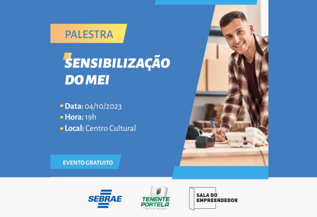 Capa Tentente Portela: palestra tratará sobre mudanças realizadas no MEI