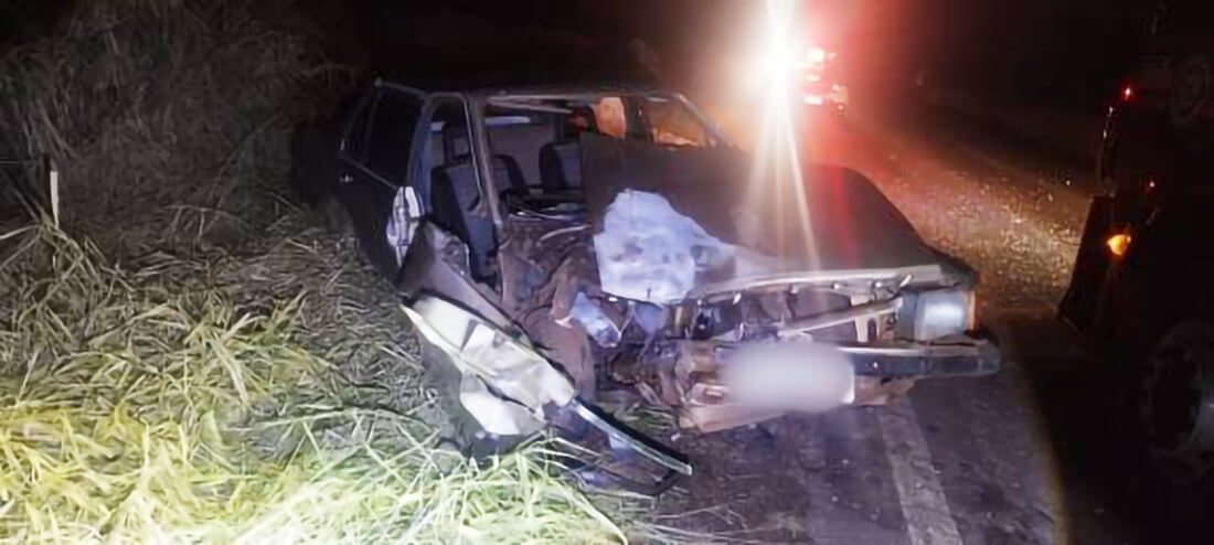 Capa Jovem é resgatada de ferragens após acidente na ERS-305 em Horizontina