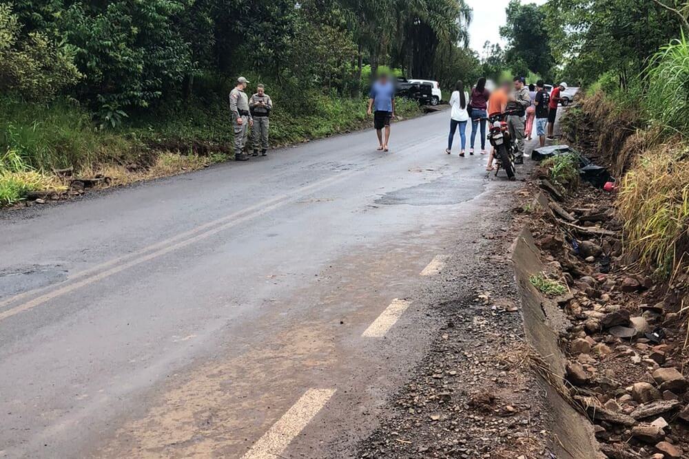 Capa Acidente com vítima fatal é registrado na ERS-591 em Ametista do Sul