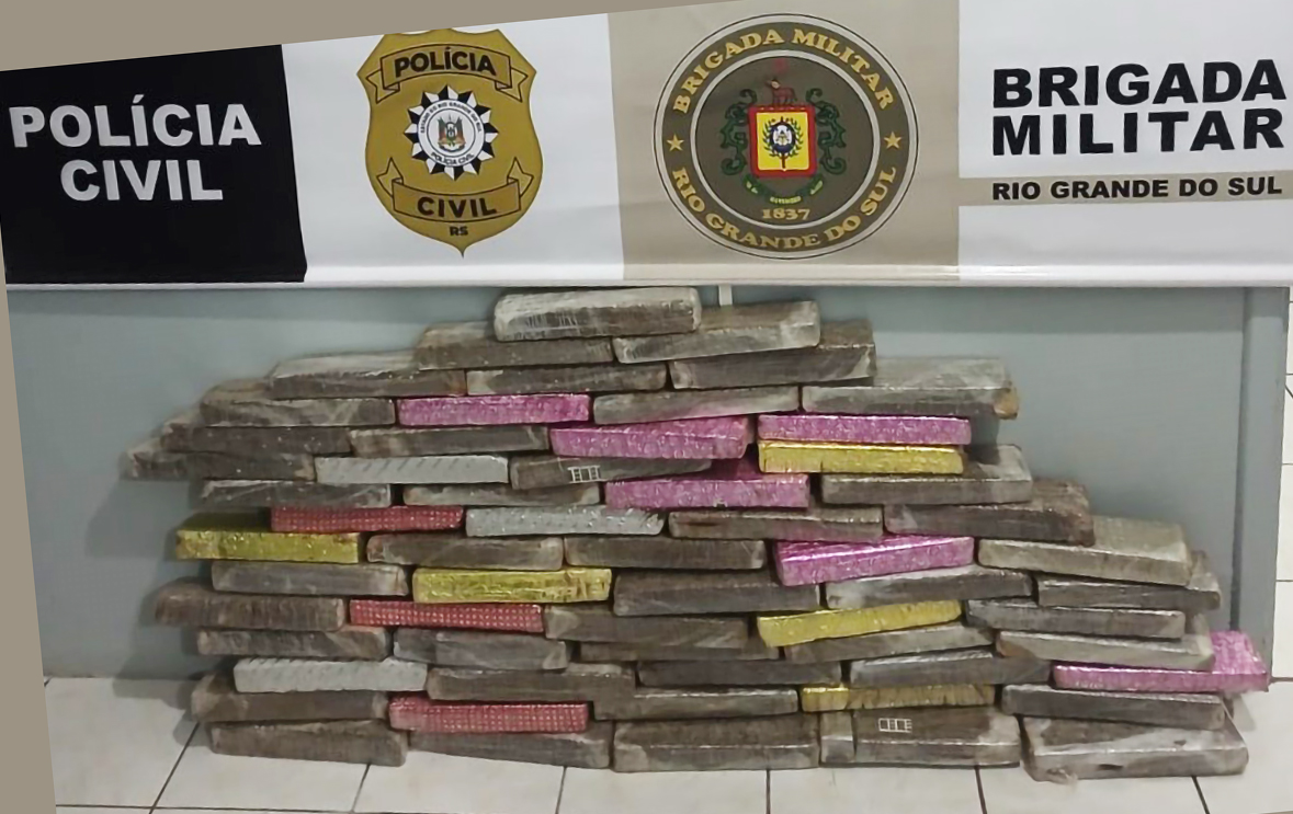 Capa Polícia Civil e Brigada Militar apreendem mais de 50 quilos de maconha em Três Passos