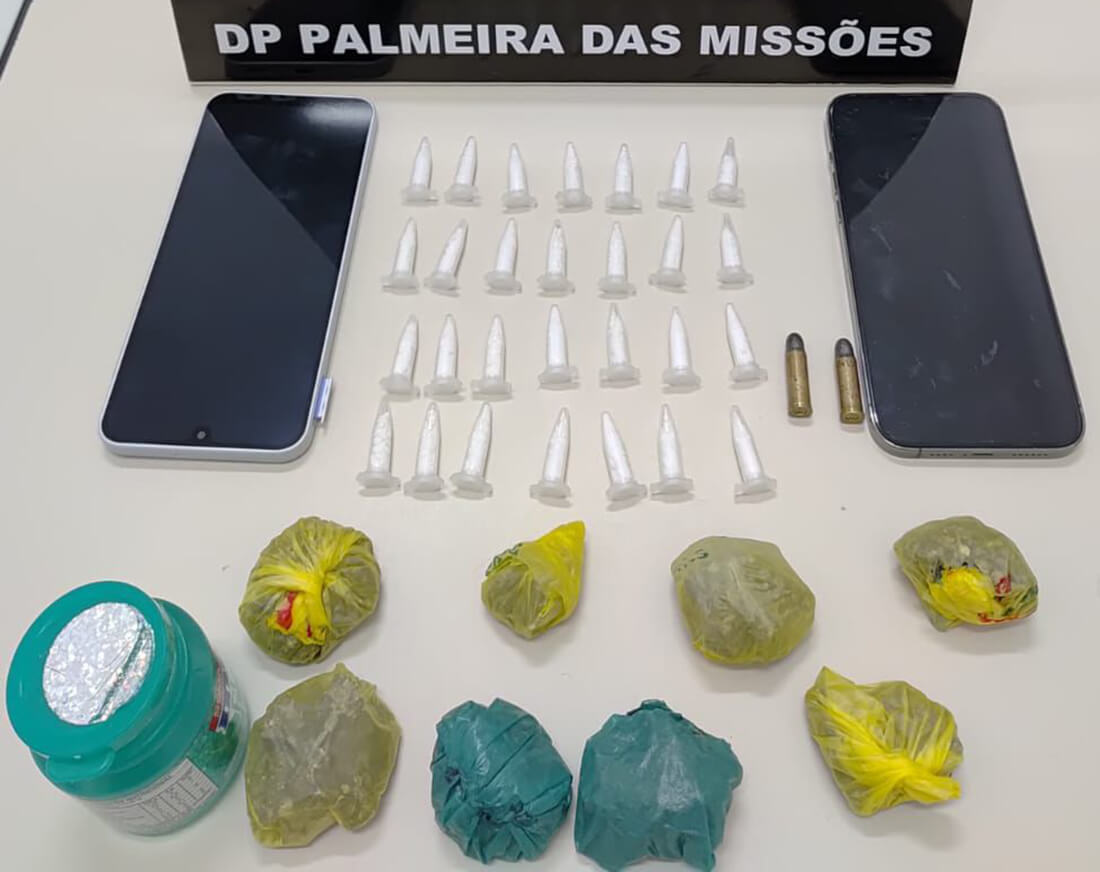 Capa Polícia Civil de Palmeira das Missões prende mulher por tráfico de drogas e roubo
