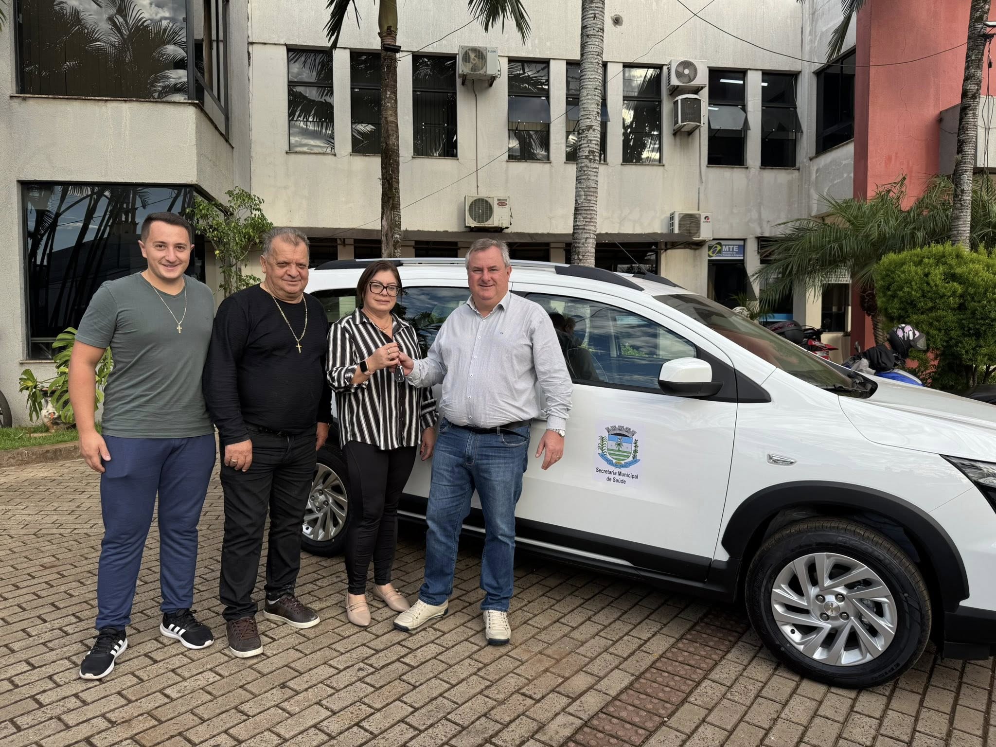 Capa Palmitinho adquire veículo 0km para Secretaria da Saúde
