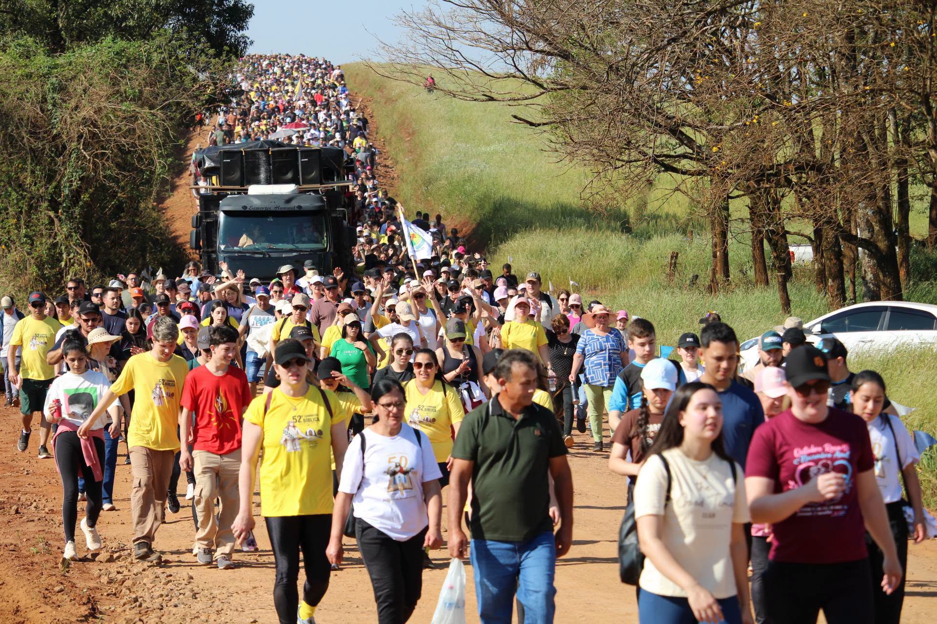 Capa 52ª Caminhada Bíblica reúne cerca de 15 mil pessoas em Palmeira das Missões