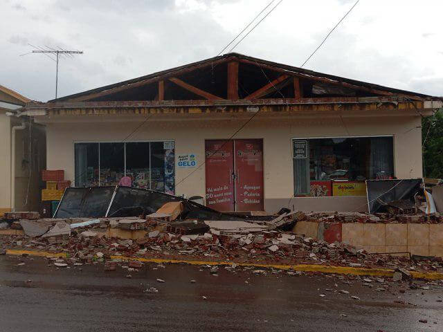 Capa Temporal provoca estragos e mobiliza equipes de resgate em Barra do Guarita