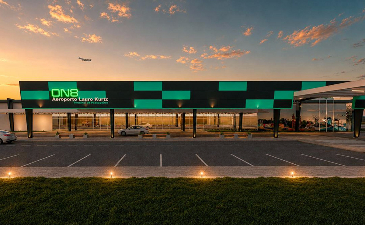 Capa Empresa ON8 assume concessão dos aeroportos de Passo Fundo e Santo Ângelo investimento de mais de R$ 100 milhões