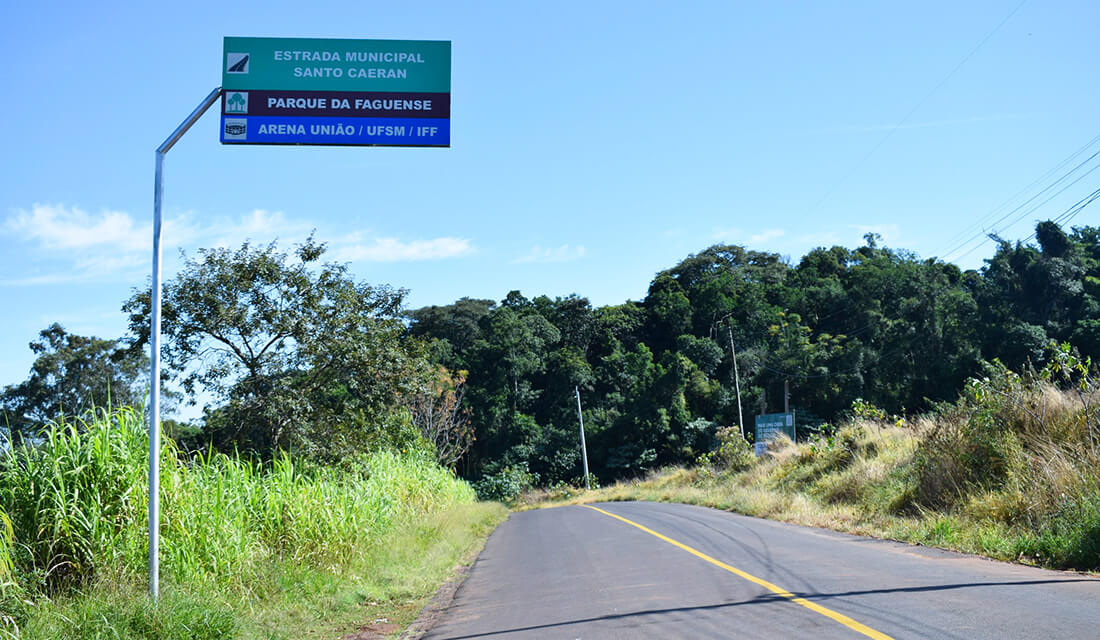 Capa Obras de pavimentação da Estrada Municipal Santo Caeran serão retomadas
