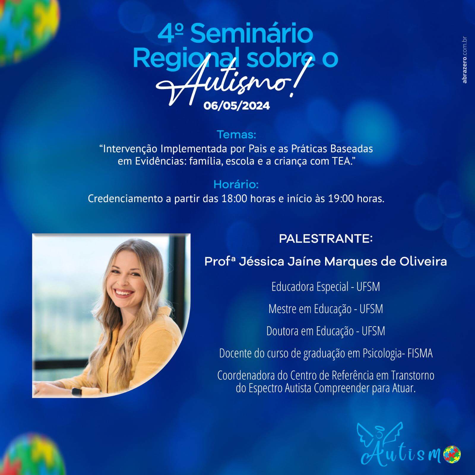 Capa Frederico Westphalen sediará o 4º Seminário Regional sobre o Autismo