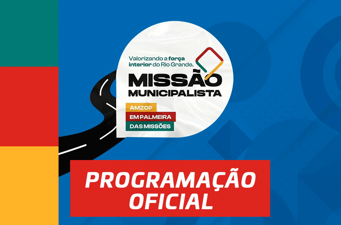 Capa Missão Municipalista busca entender as demandas dos municípios integrantes da Amzop