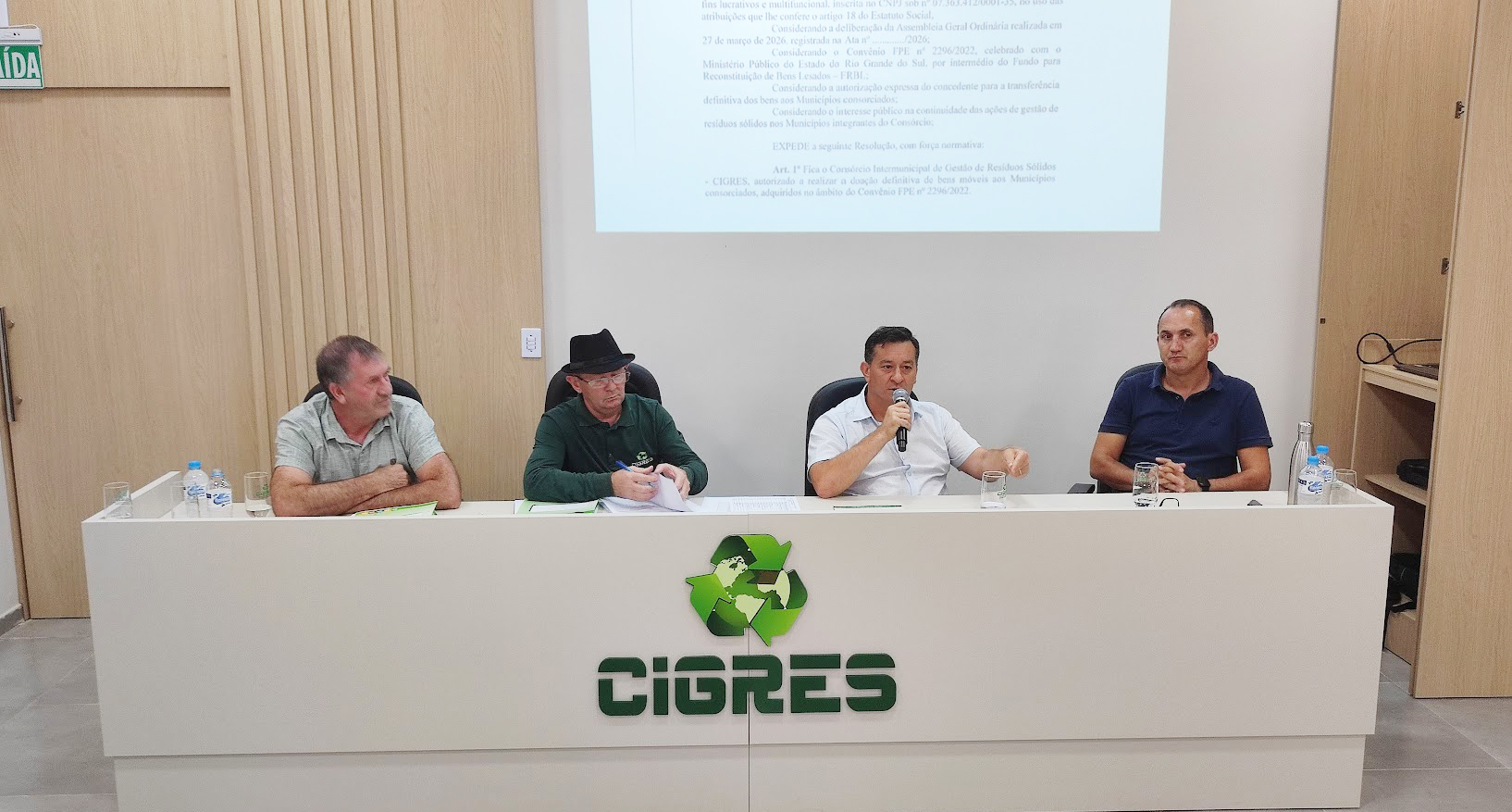 Capa CIGRES realiza assembleia geral para prestação de contas e doação de patrimônio a municípios