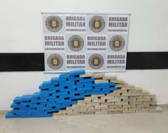 Capa Brigada Militar prende indivíduos com mais de 53kg de cocaína em Santo Augusto