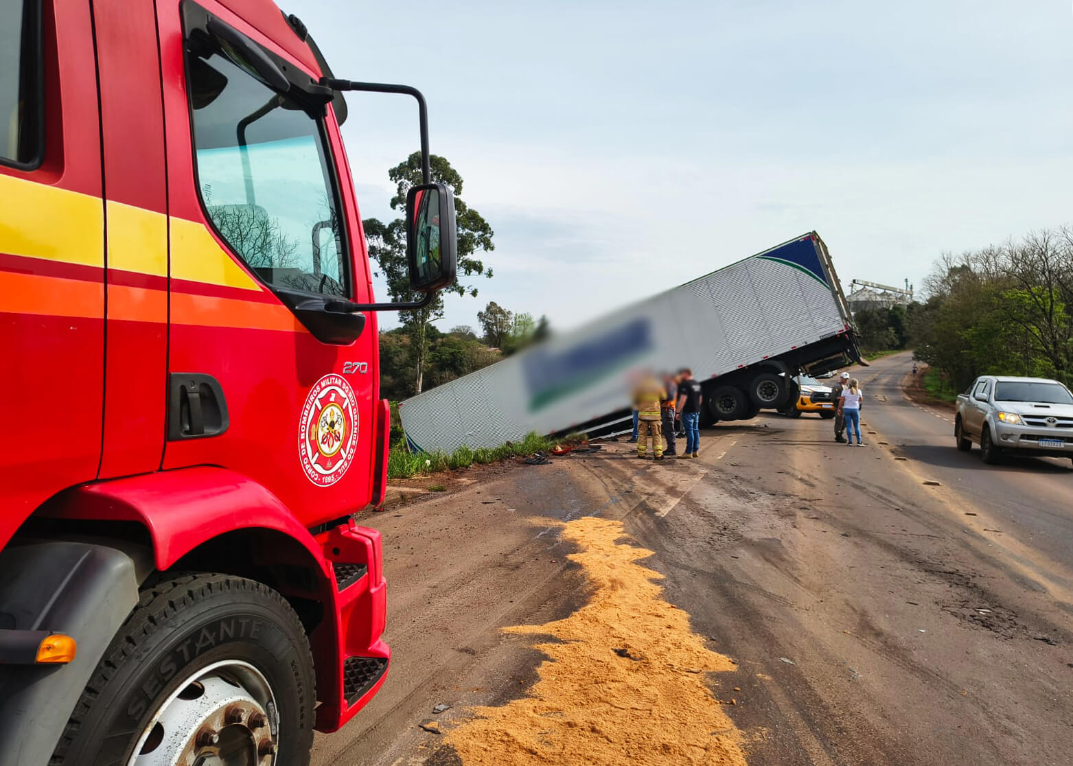 Capa Grave acidente na RS-406, em Nonoai, resulta em uma morte