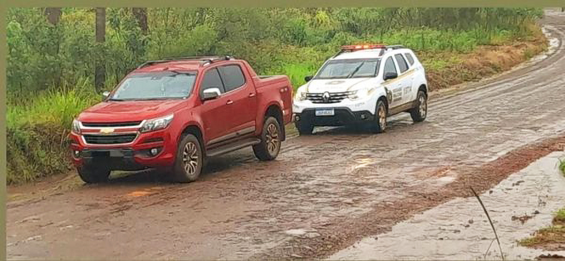 Capa Veículo roubado no interior de Palmeira das Missões é recuperado pela Polícia