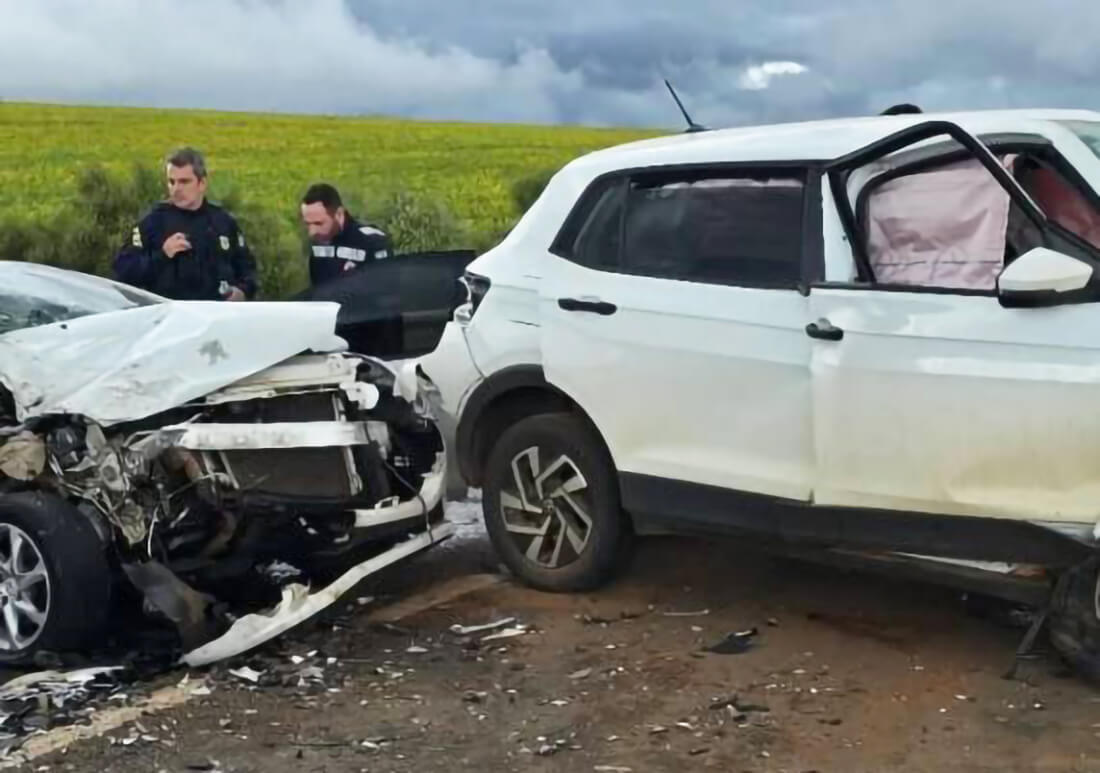 Capa Colisão frontal na BR-285 deixa uma vítima fatal entre Passo Fundo e Carazinho